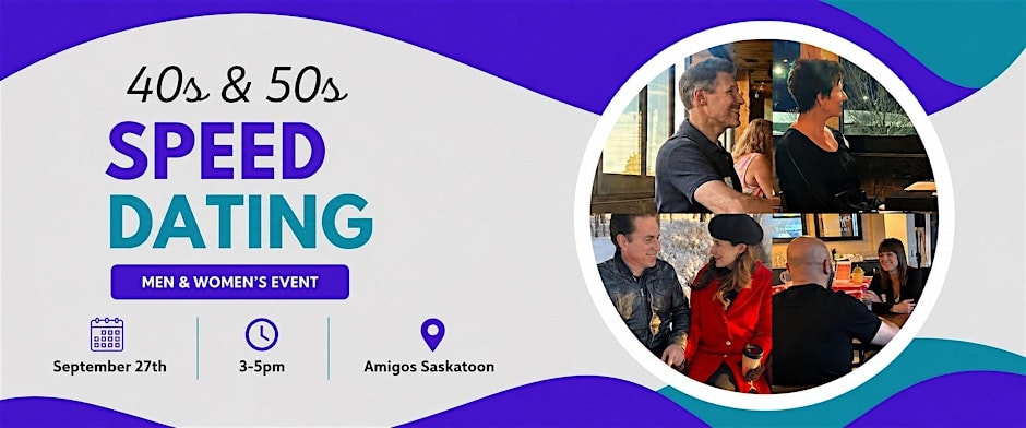 Saskatoon Men & Women's Speed Dating: 40s + 50s
